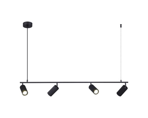 SL1213.403.04 Светильник подвесной ST-Luce Черный/Черный GU10 4*5W 4000K КЕНДО