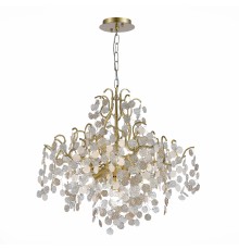 SL1650.303.08 Люстра подвесная ST-Luce Латунь/Прозрачный, Золотой E14 8*60W RAVELLO