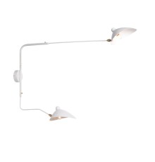 SL305.501.02 Светильник настенный ST-Luce Белый/Белый E27 2*60W СПРУЦЦО