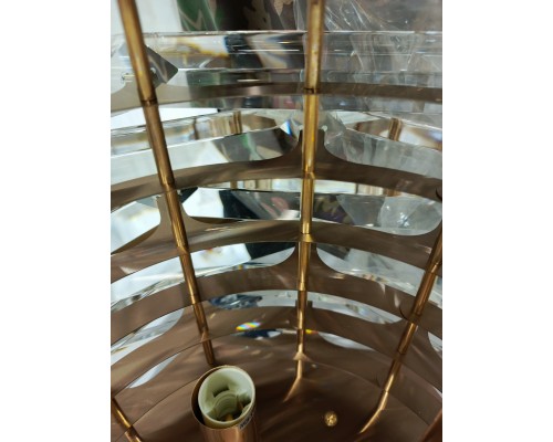 utsenka-SL6137.203.04 Светильник подвесной ST-Luce медь/прозрачный E14 4*40W STROZZI