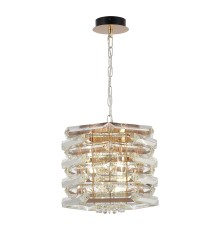 utsenka-SL6137.203.04 Светильник подвесной ST-Luce медь/прозрачный E14 4*40W STROZZI