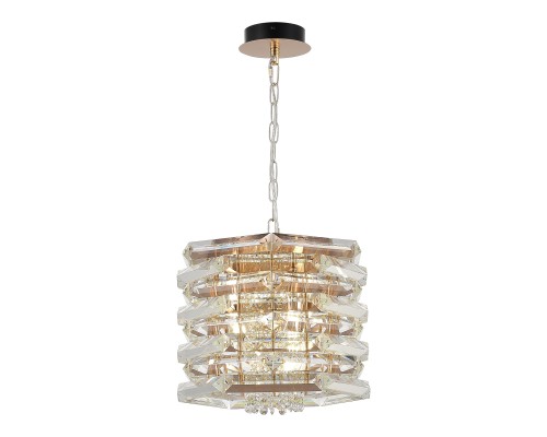 utsenka-SL6137.203.04 Светильник подвесной ST-Luce медь/прозрачный E14 4*40W STROZZI