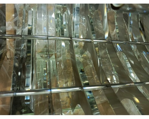 utsenka-SL6137.103.08 Светильник подвесной ST-Luce никель/прозрачный E14 8*40W STROZZI