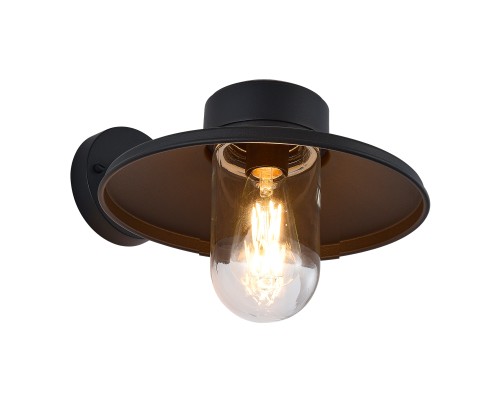 SL9542.701.01 Светильник уличный настенный ST-Luce темно-серый E27 1*60W BASKO