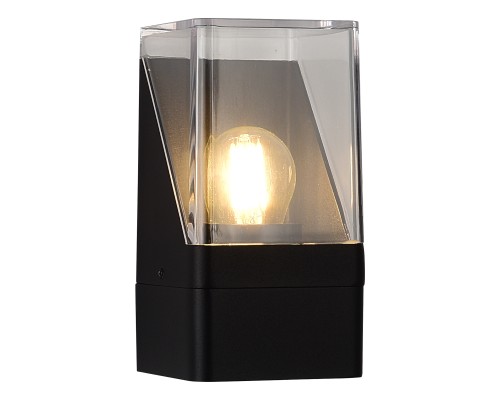 SL9016.401.01 Светильник уличный настенный ST-Luce черный/черный E27 1*15W SLIDE