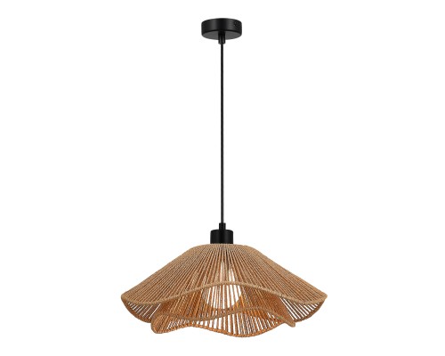 SLE6023-603-01 Светильник подвесной бежевый/черный E27 1*40W VERVE