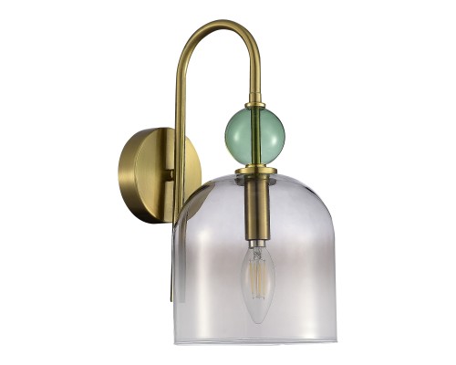 SL2000.211.01 Бра ST-Luce Золотистый/Дымчатый E14 1*40W ДЖЕА