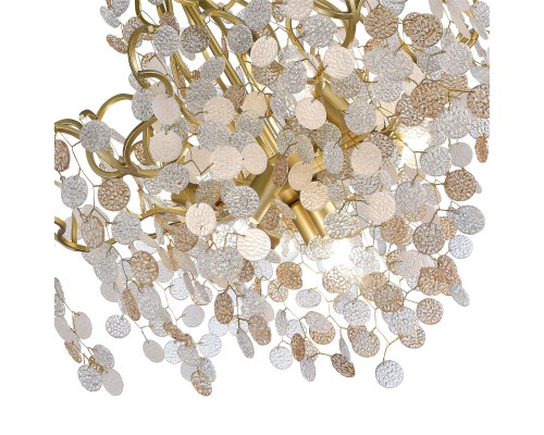 SL1650.303.08 Люстра подвесная ST-Luce Латунь/Прозрачный, Золотой E14 8*60W RAVELLO