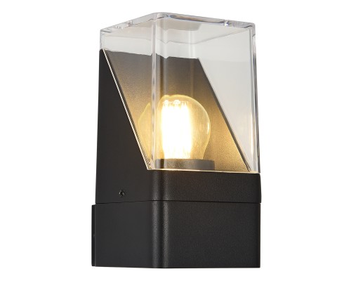 SL9016.401.01 Светильник уличный настенный ST-Luce черный/черный E27 1*15W SLIDE