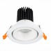 Св-к встр. Белый LED 1*10W 3000K 750Lm Ra>90 38° IP20 D102xH85 170-240V Встраиваемые светильники
