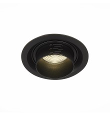 ST701.448.12 Св-к встр. Zoom Черный LED 1*12W 4000K 960Lm Ra90 15°-60° IP20 D115xH95 170-240V ST701