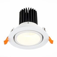 Св-к встр. Белый LED 1*10W 3000K 750Lm Ra>90 38° IP20 D102xH85 170-240V Встраиваемые светильники
