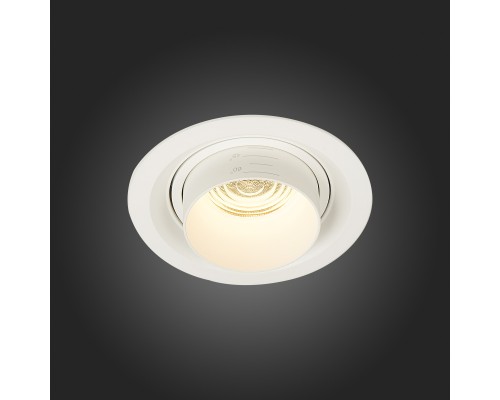 ST701.538.12 Св-к встр. Zoom Белый LED 1*12W 3000K 960Lm Ra90 15°-60° IP20 D115xH95 170-240V Встраиваемые светильники
