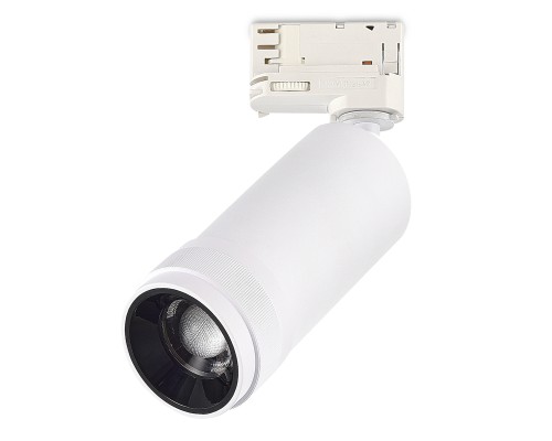 ST691.536.20 Св-к трек. Zoom Белый LED 1*20W 3000K 1 800Lm Ra 10-55° IP20 D60xH170 220V Трехфазная трековая система