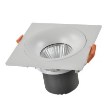 ST259.538.10 Св-к встр. Белый LED 1*10W 3000K 700Lm Ra>90 60° IP44 L100xW100xH66 85-265V Встраиваемые светильники