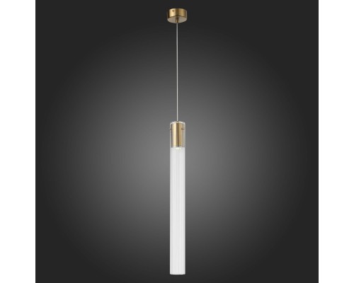 Уценка SL1229.313.01 Подвес ST-Luce Латунь/Прозрачный GU10 1*5W TERNI