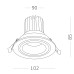 Св-к встр. Белый LED 1*10W 3000K 750Lm Ra>90 38° IP20 D102xH85 170-240V Встраиваемые светильники