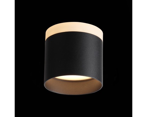 ST102.402.09 Светильник потолочный Черный LED 1*9W 3000K 702Lm Ra>80 120° IP20 D79xH75 170-240V Накладные светильники