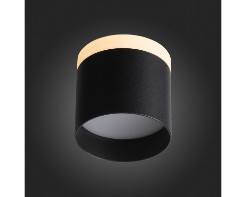 ST102.402.09 Светильник потолочный Черный LED 1*9W 3000K 702Lm Ra>80 120° IP20 D79xH75 170-240V Накладные светильники