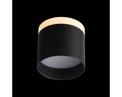 ST102.402.09 Светильник потолочный Черный LED 1*9W 3000K 702Lm Ra>80 120° IP20 D79xH75 170-240V Накладные светильники