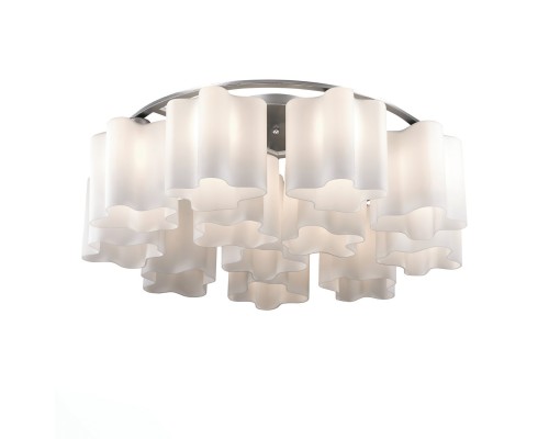 SL116.052.12 Люстра потолочная ST-Luce Серебристый/Белый E27 12*60W (из 2-х коробок) ONDE