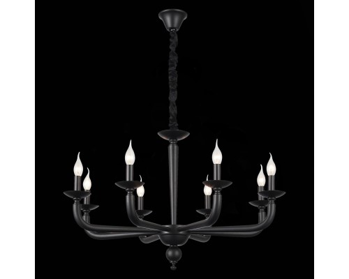 SL1114.403.08 Люстра подвесная ST-Luce Черный E14 8*40W FORTEZA
