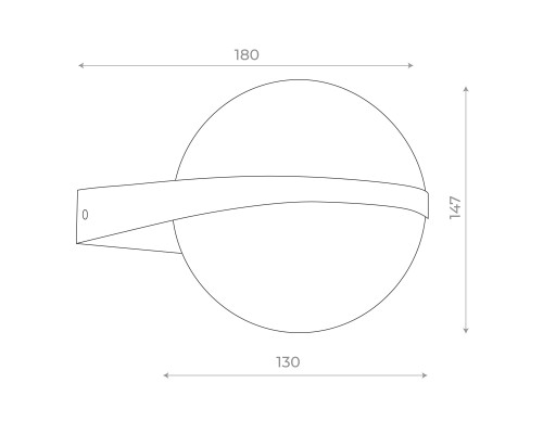 SL9510.401.01 Светильник уличный настенный ST-Luce Черный/Белый LED 2*6W 4000K CELESTE