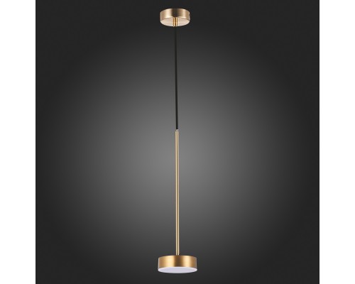 SL6000.303.01 Светильник подвесной ST-Luce Латунь/Латунь LED 1*7W 3000K PANCES