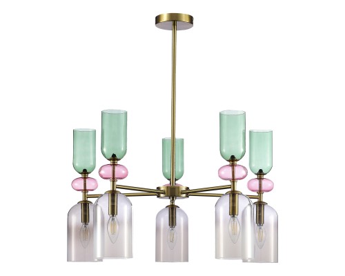 SL2000.202.05 Люстра потолочная ST-Luce Золотистый/Дымчатый E14 5*40W GEA