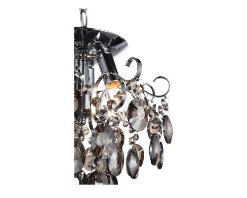 SL846.102.03 Люстра подвесная ST-Luce Темный хром/Тонированный черный E14 3*40W ORECCHINI