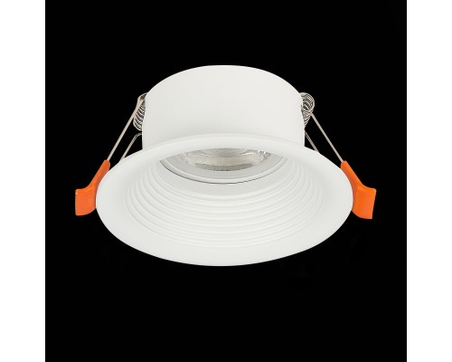 ST202.508.01 Св-к встр. Белый GU10 1*50W  D89xH40 220V Без ламп Встраиваемые светильники