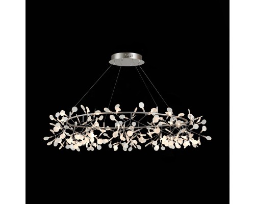 SL379.103.216 Люстра подвесная ST-Luce Серебристый/Белый LED 216*0,5W 3500K RAFINA