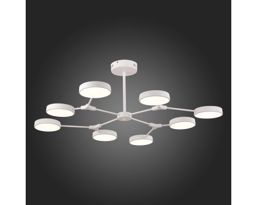 SLE6003-502-08 Светильник потолочный Белый/Белый LED 8*10W MONTA