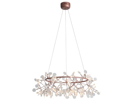 SL379.203.135 Люстра подвесная ST-Luce Медный/Белый LED 135*0,3W 3500K RAFINA