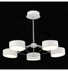 SLE6005-502-05 Светильник потолочный Белый, Хром/Белый LED 5*10W VALLE