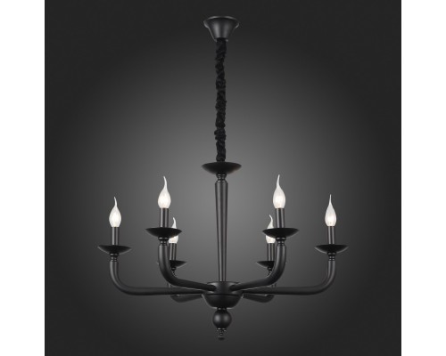 SL1114.403.06 Люстра подвесная ST-Luce Черный E14 6*40W FORTEZA
