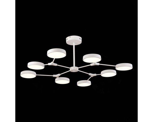 SLE6003-502-08 Светильник потолочный Белый/Белый LED 8*10W MONTA