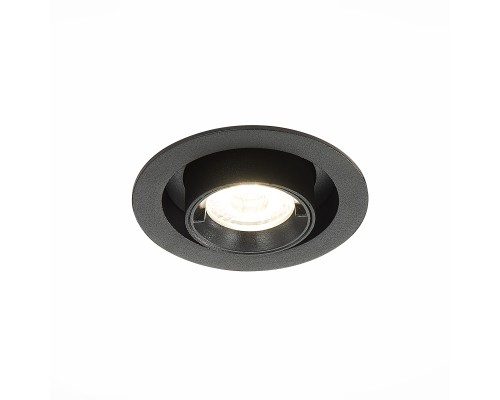 ST702.348.12 Св-к встр. Черный LED 1*12W 4000K 900Lm Ra80 24° IP20 D90xH92 180-240V ST702