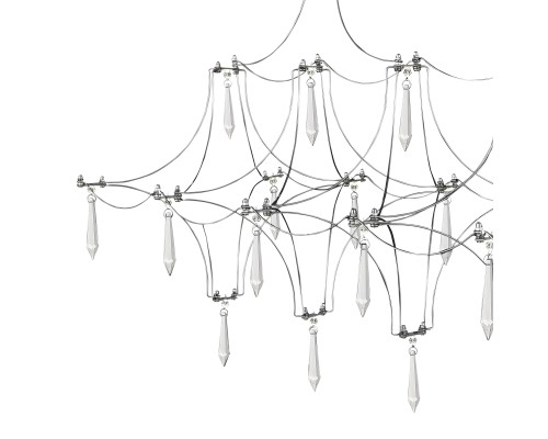 SL6603.103.17 Светильник подвесной ST-Luce Хром/Прозрачный LED 1*17W 4000K GRAVETTA