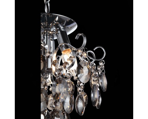 SL846.102.03 Люстра подвесная ST-Luce Темный хром/Тонированный черный E14 3*40W ORECCHINI