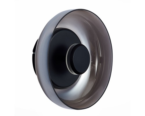 SL6002.401.01 Светильник настенный ST-Luce Черный/Дымчатый LED 1*7W 4000K LAZIO