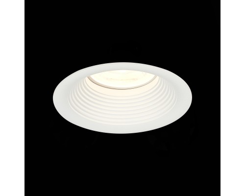 ST202.508.01 Св-к встр. Белый GU10 1*50W  D89xH40 220V Без ламп Встраиваемые светильники