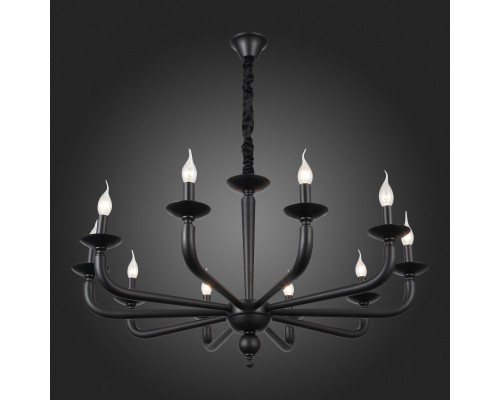 SL1114.403.10 Люстра подвесная ST-Luce Черный E14 10*40W FORTEZA