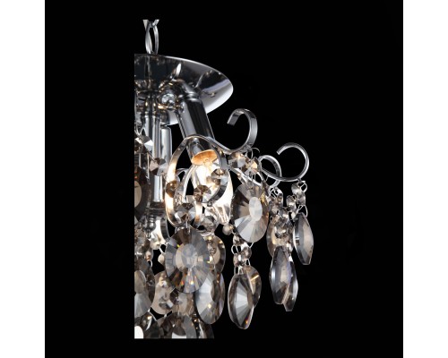 SL846.102.03 Люстра подвесная ST-Luce Темный хром/Тонированный черный E14 3*40W ORECCHINI