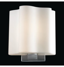 SL116.051.01 Бра ST-Luce Серебристый/Белый E14 1*40W ONDE