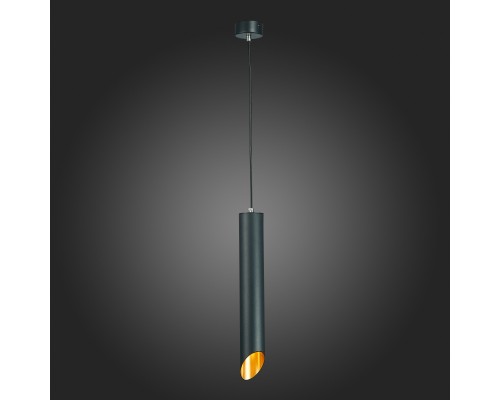 ST152.413.01 Светильник подвесной Черный GU10 1*50W  IP20 D60xH400 220V Без ламп Подвесные светильники
