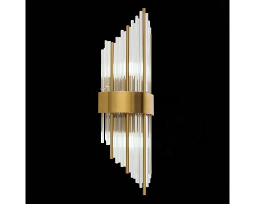 SL1158.301.02 Светильник настенный ST-Luce Латунь/Латунь, Прозрачный E14 2*60W NITIDO