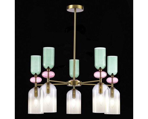 SL2000.202.05 Люстра потолочная ST-Luce Золотистый/Дымчатый E14 5*40W GEA