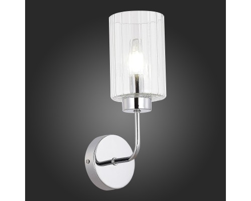 SLE1127-101-01 Светильник настенный Хром/Прозрачный E14 1*40W TILDA