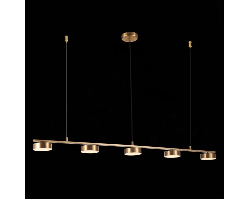 SL6000.303.05 Светильник подвесной ST-Luce Латунь/Латунь LED 5*7W 3000K PANCES